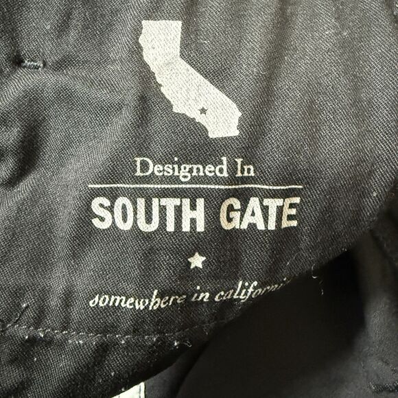 AG Goldschmied Farrah Skinny Ankle Side Lace Pants Sz 28R Black Coated Moto - Picture 11 of 13